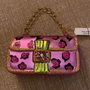 Neiman Marcus pink purse ornament